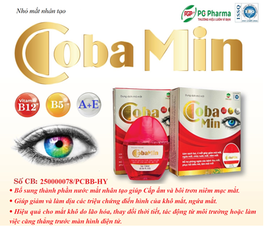 Nhỏ mắt nhân tạo CobaMin